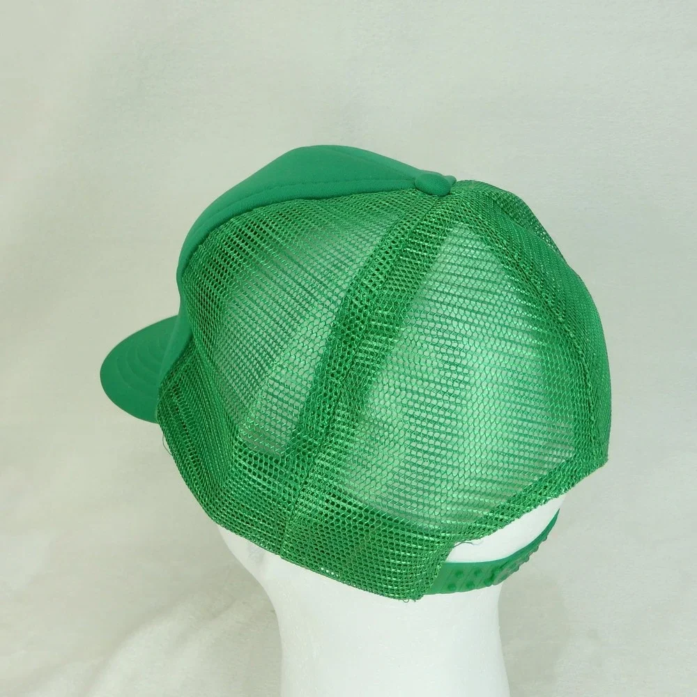 Vintage San Sun Mesh Trucker Hat Green Washington Town Mutual Snapback Mesh Cap - Picture 3 of 10